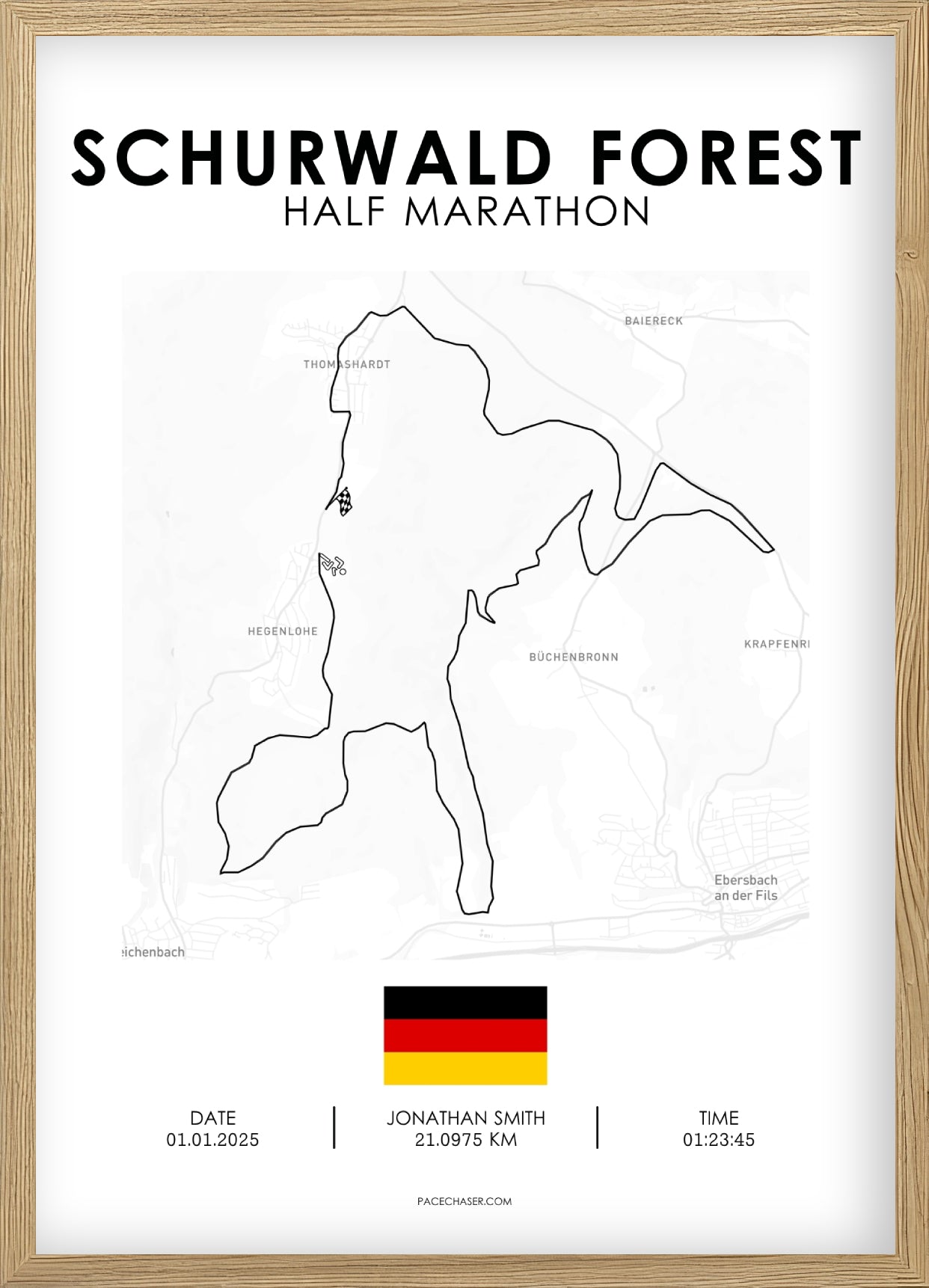 Schurwald Half Marathon Poster