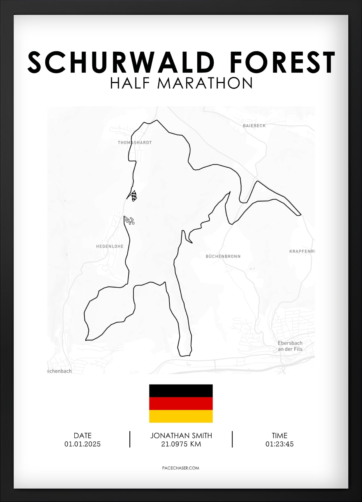 Schurwald Half Marathon Poster