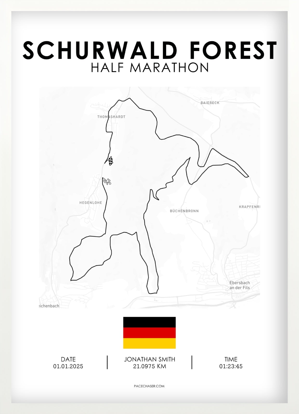 Schurwald Half Marathon Poster