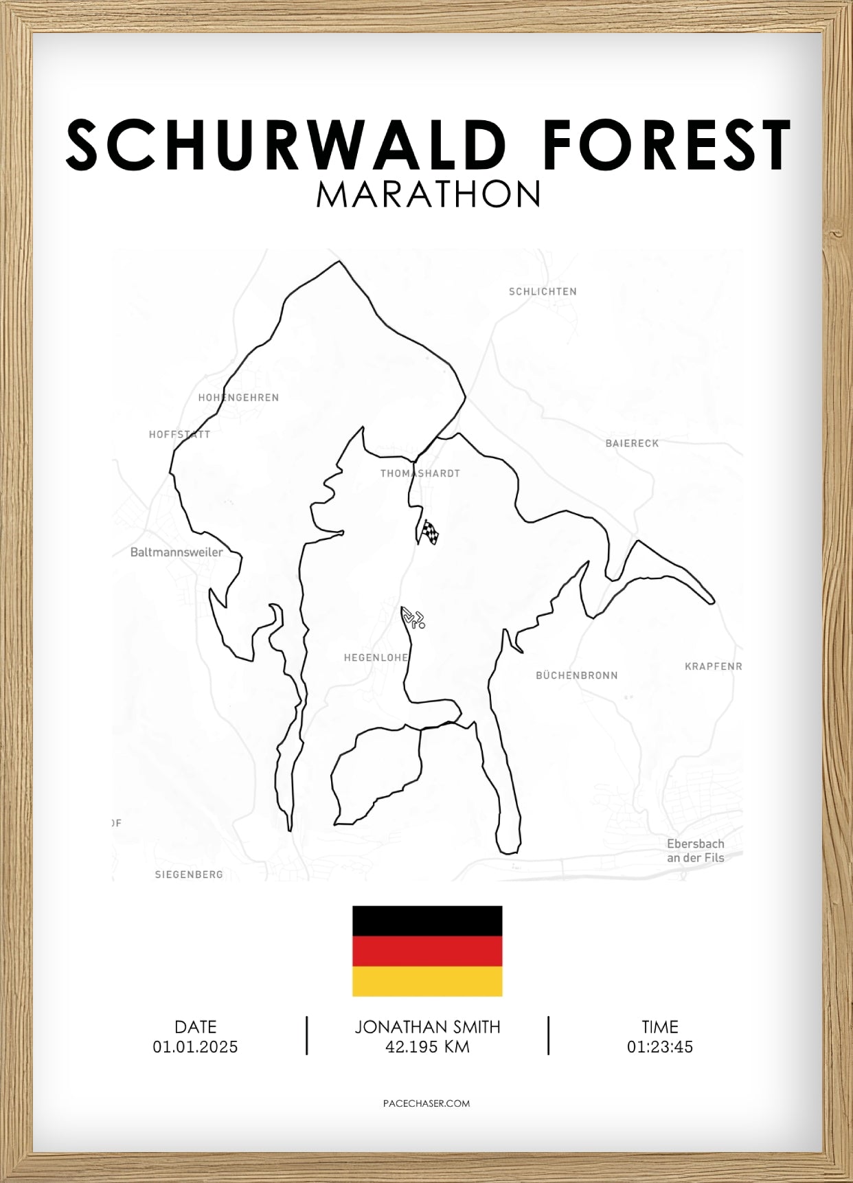 Marathon Schurwald Poster