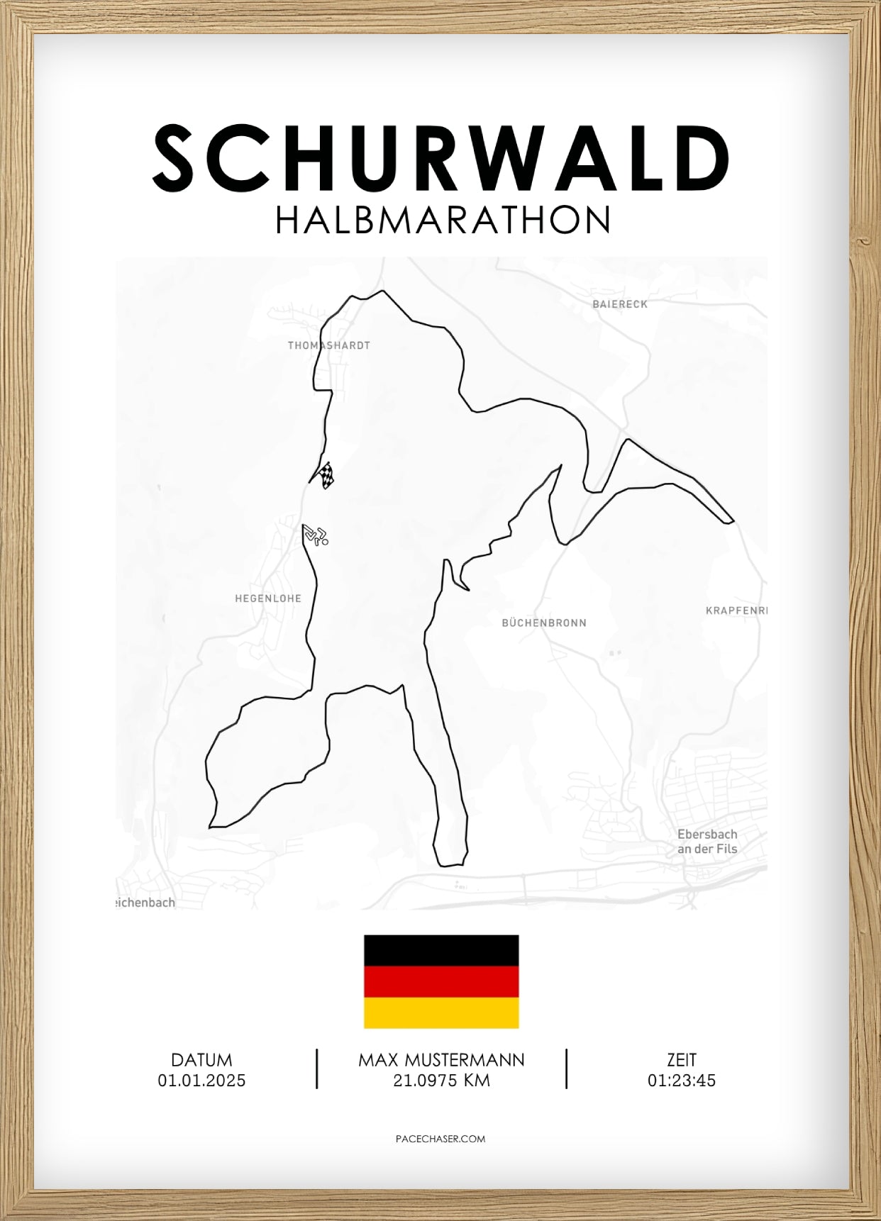 Schurwald Half Marathon Poster