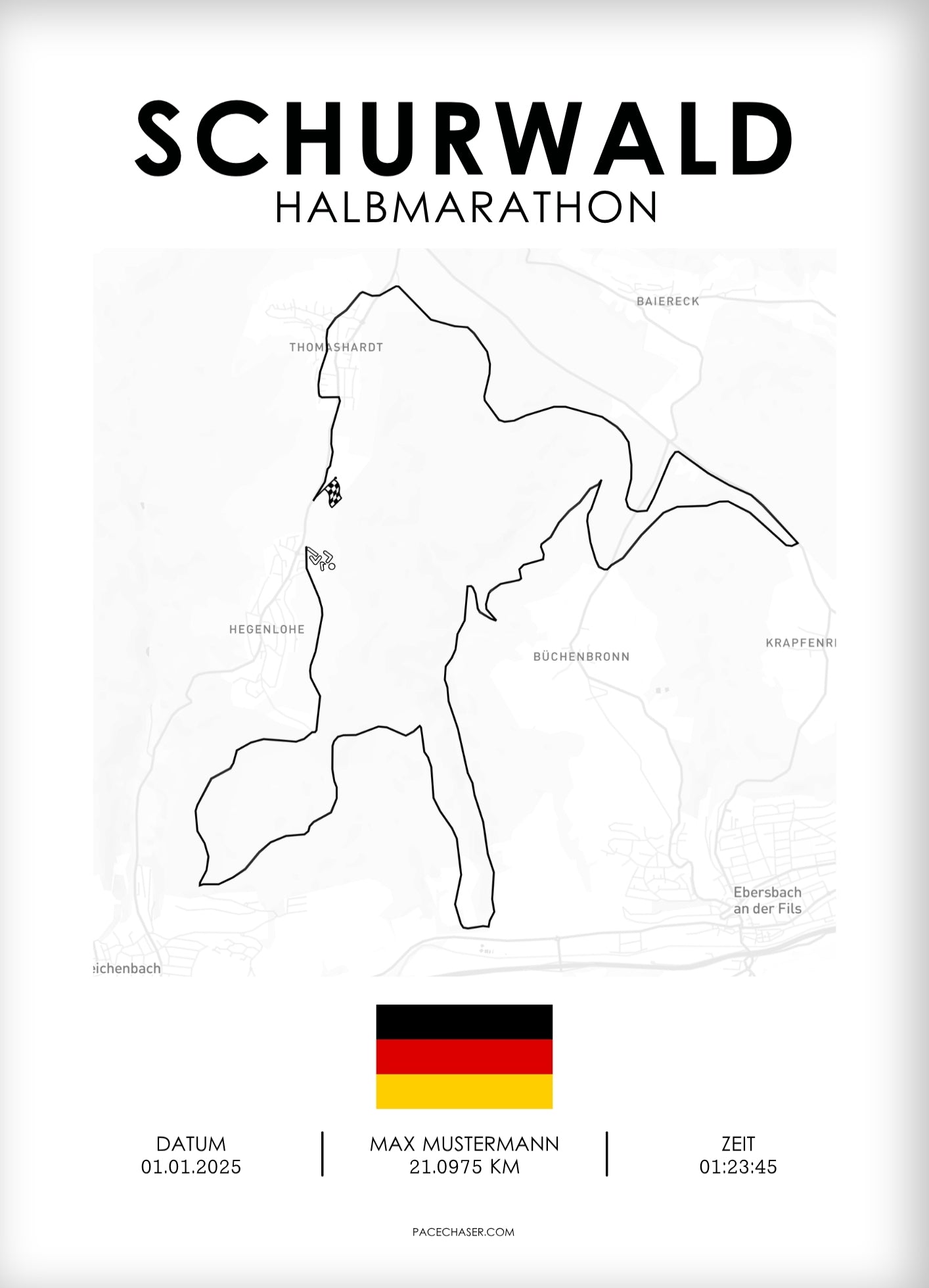 Schurwald Half Marathon Poster