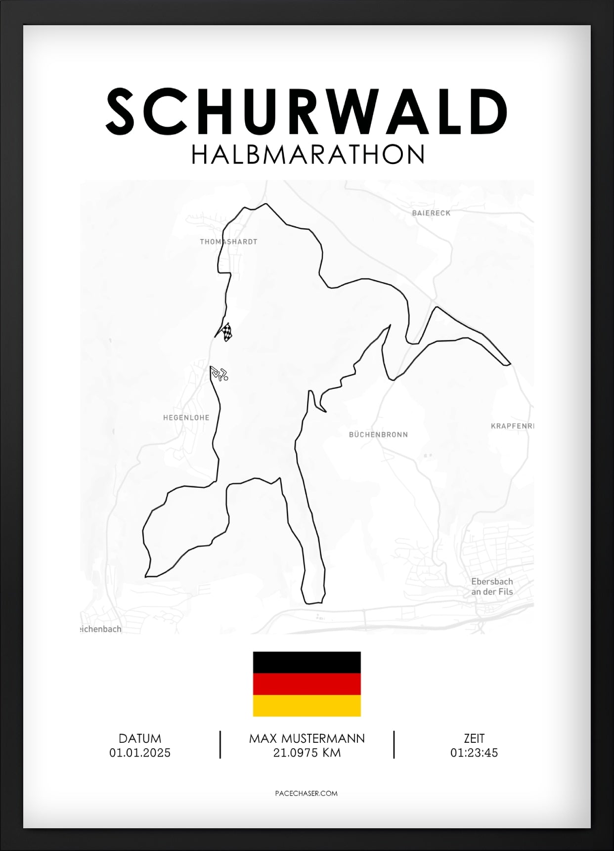 Schurwald Half Marathon Poster