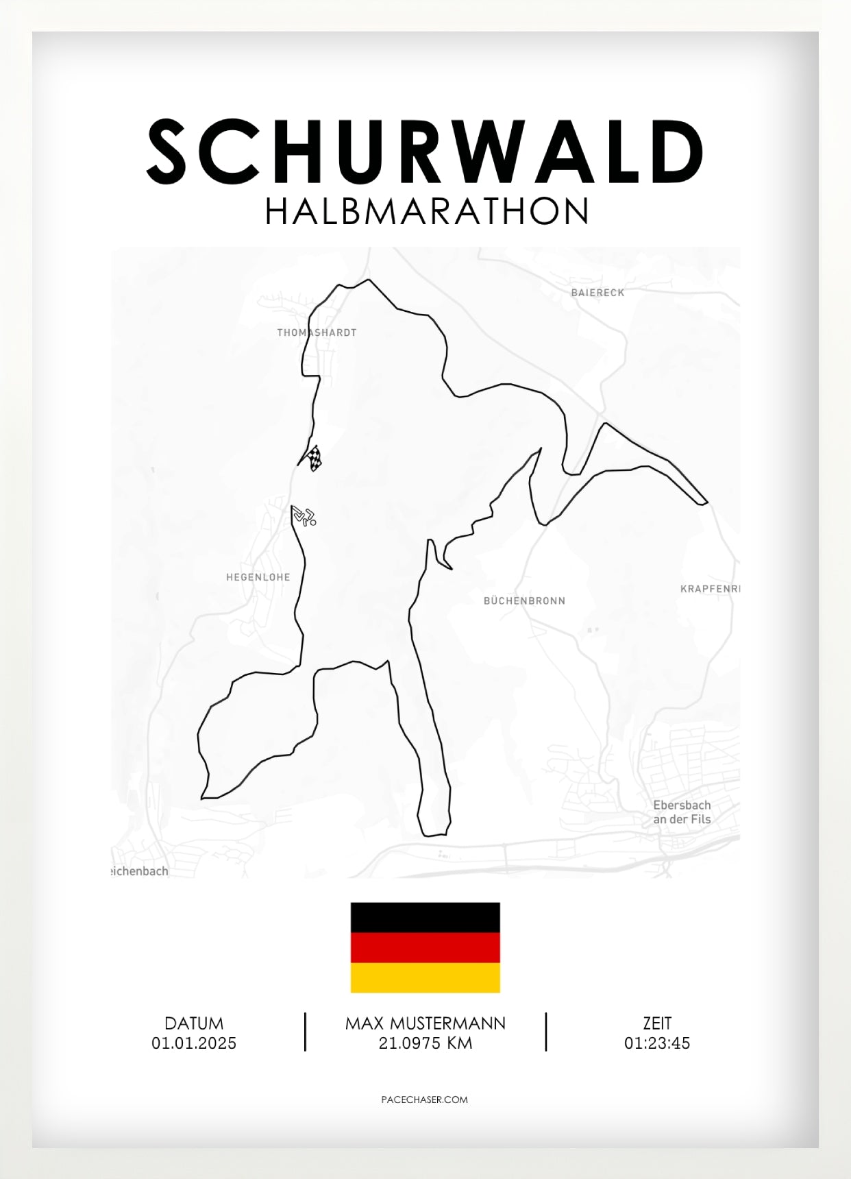 Schurwald Half Marathon Poster