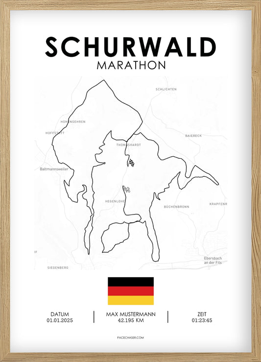 Marathon Schurwald plakat