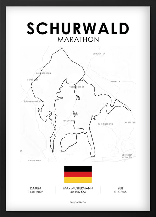 Marathon Schurwald plakat