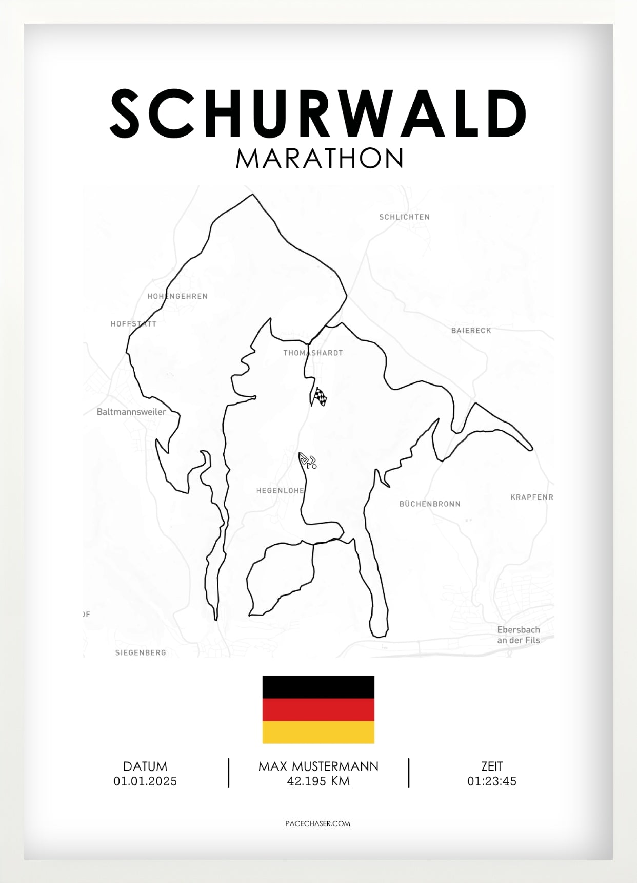 Marathon Schurwald Poster