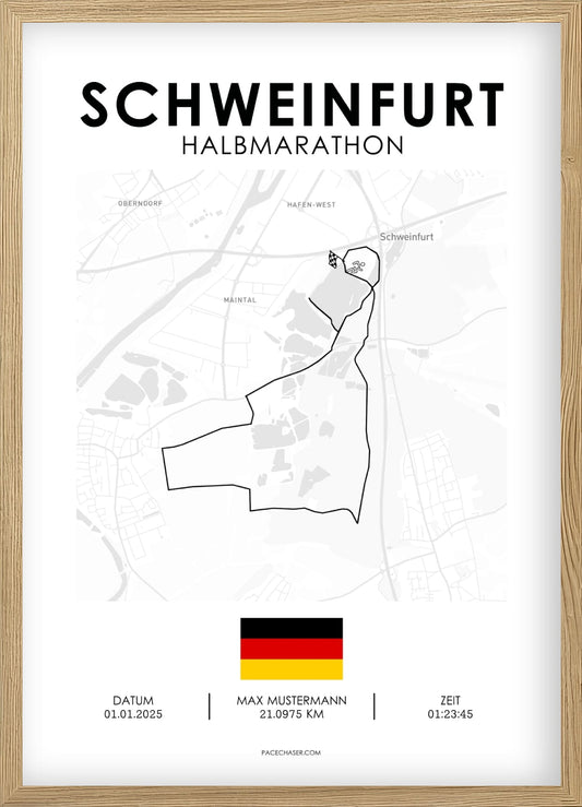 Halvmaraton Schweinfurt Plakat