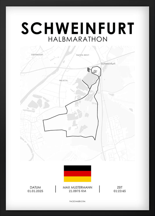 Halvmaraton Schweinfurt Plakat