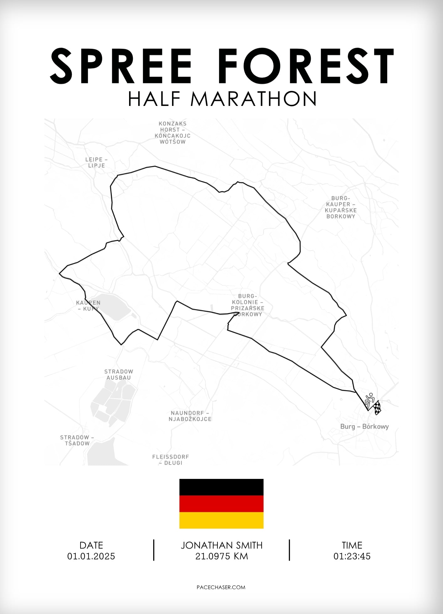 Half Marathon Spreewald Poster