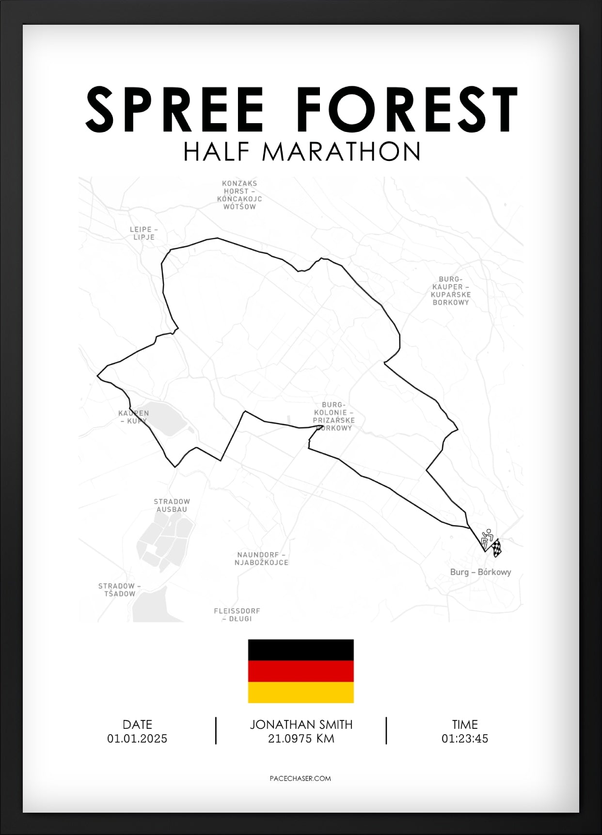Half Marathon Spreewald Poster