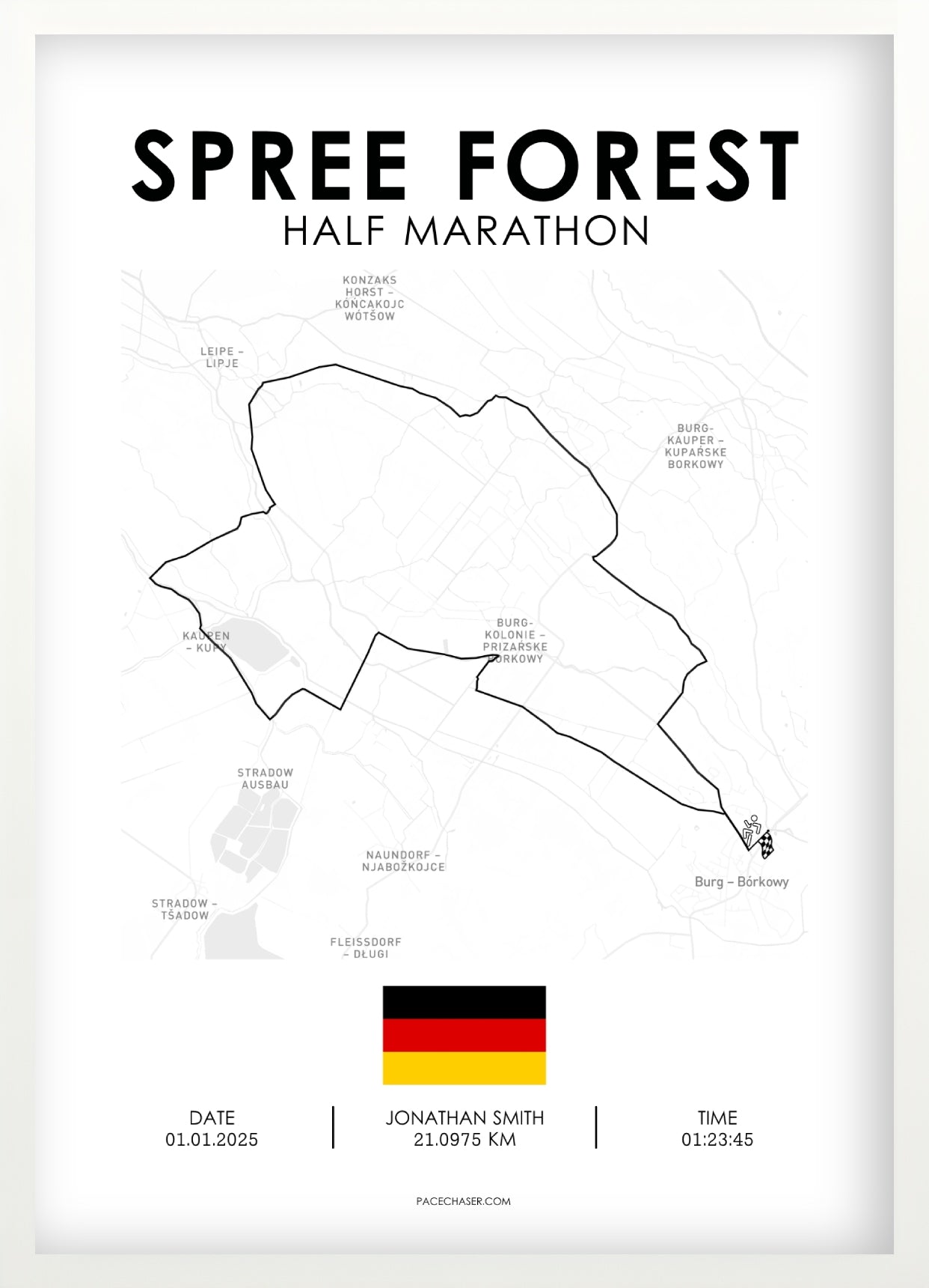 Half Marathon Spreewald Poster