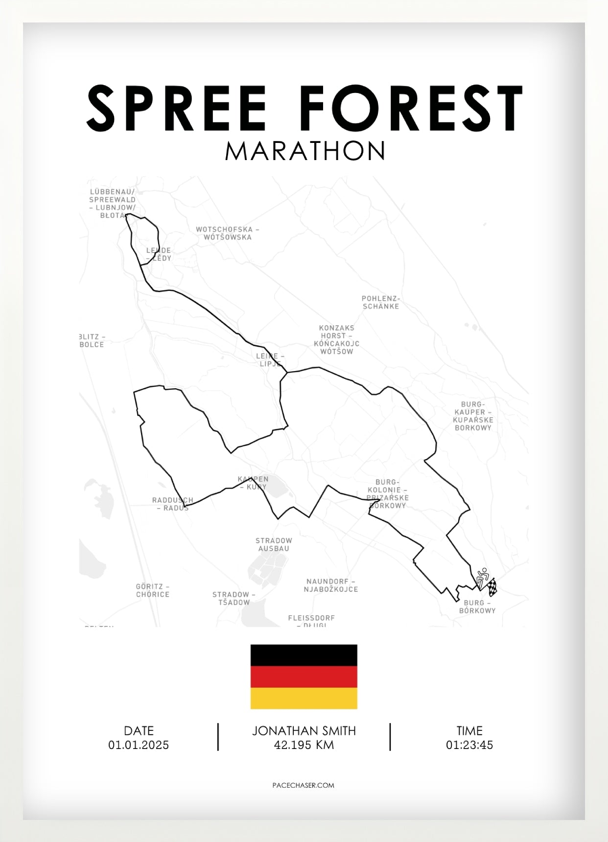 Marathon Spreewald Poster