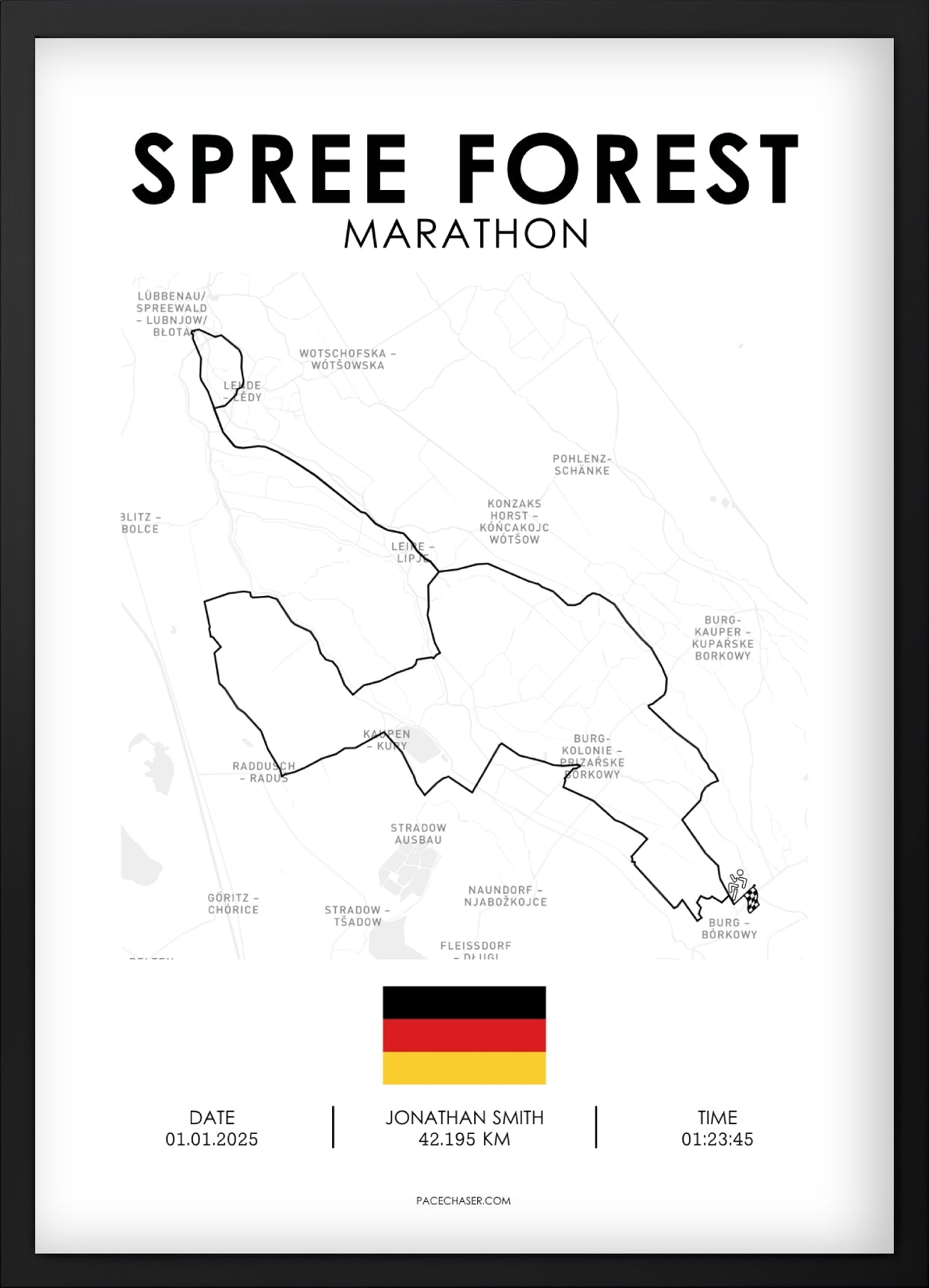 Marathon Spreewald Poster