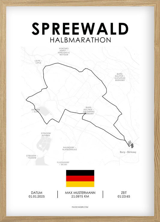 Halvmaraton Spreewald Plakat