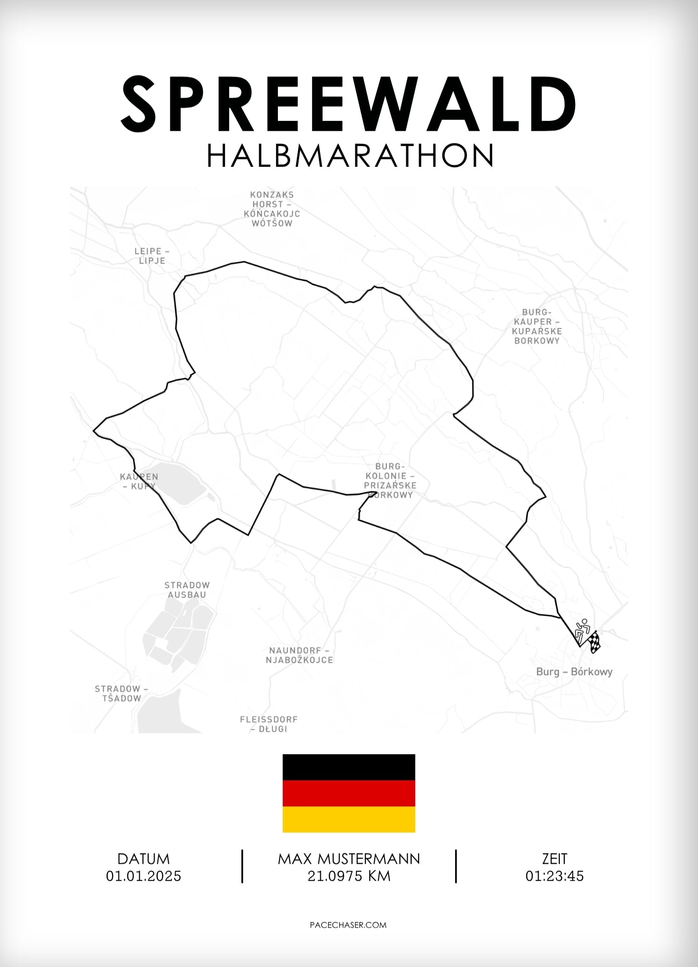 Half Marathon Spreewald Poster
