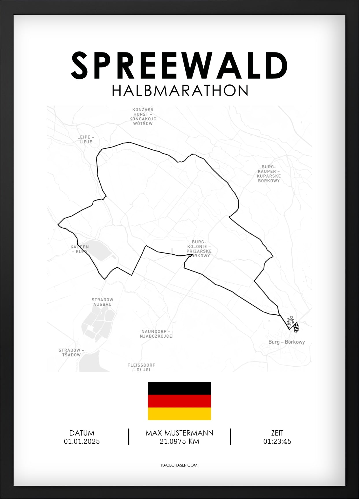 Half Marathon Spreewald Poster