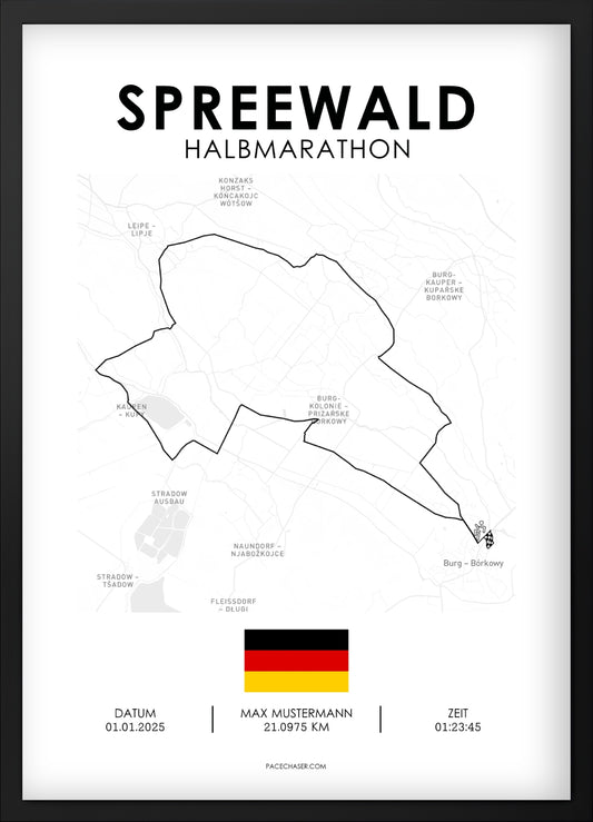 Halvmaraton Spreewald Plakat