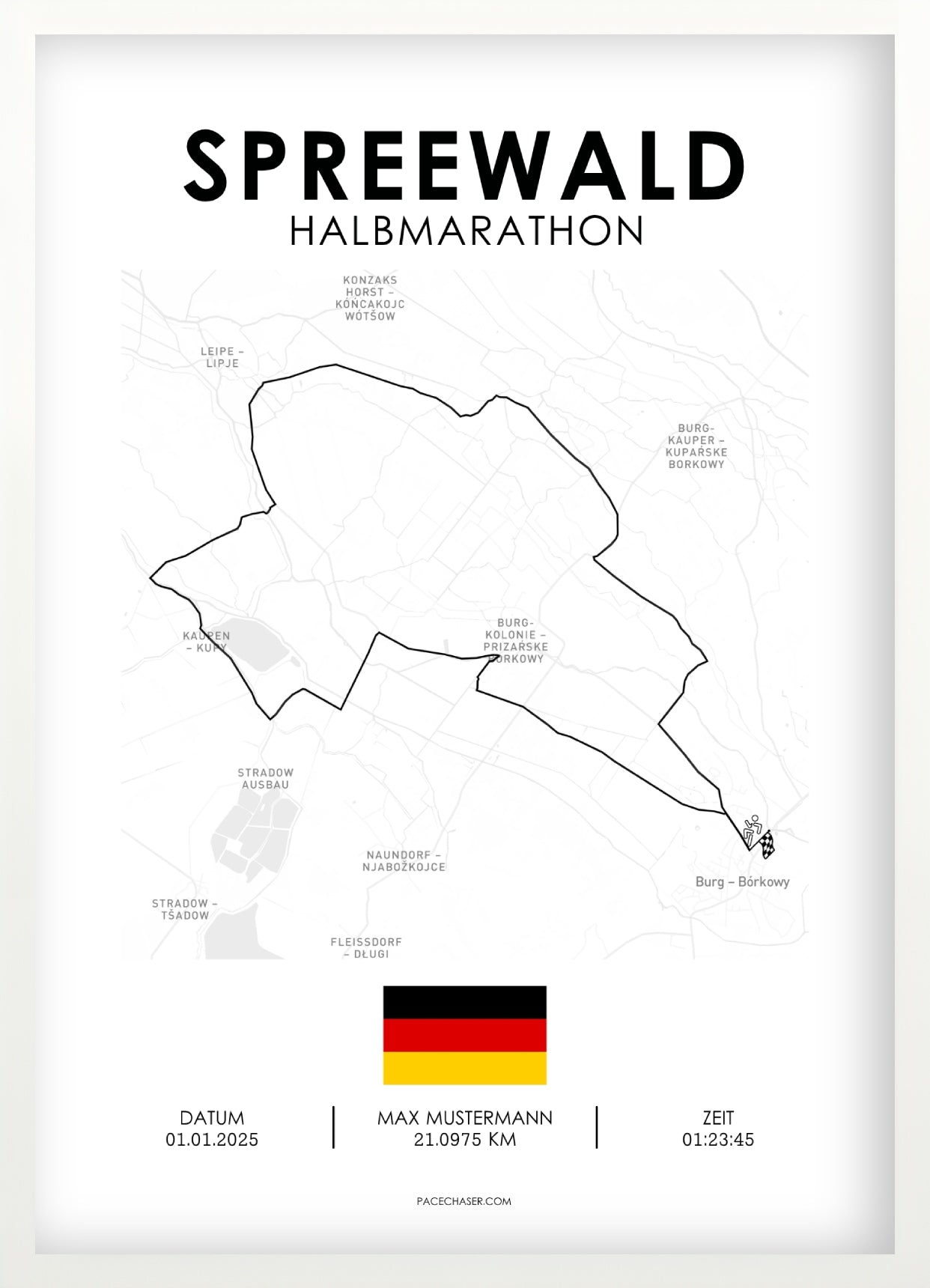 Half Marathon Spreewald Poster