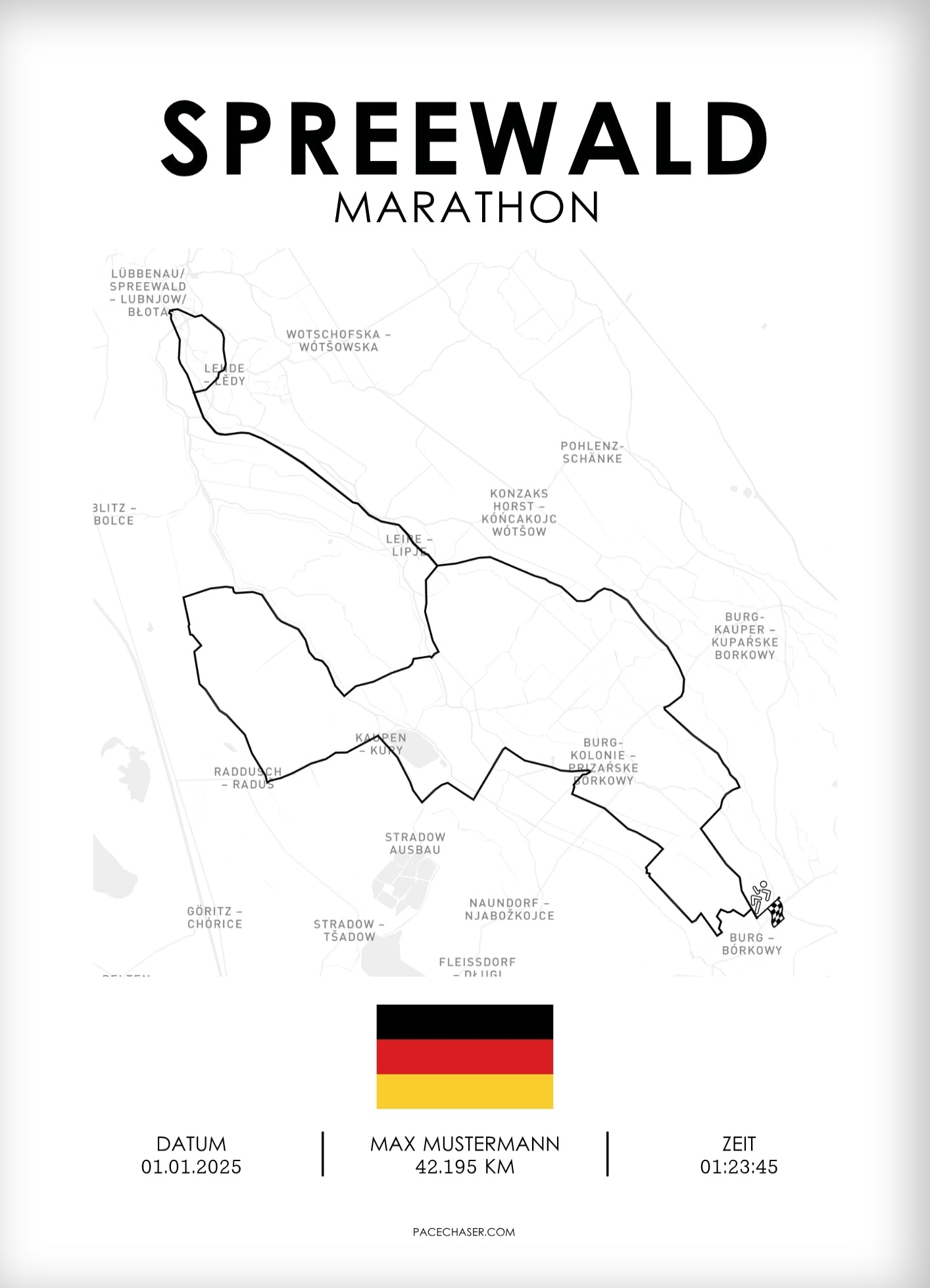 Marathon Spreewald Poster