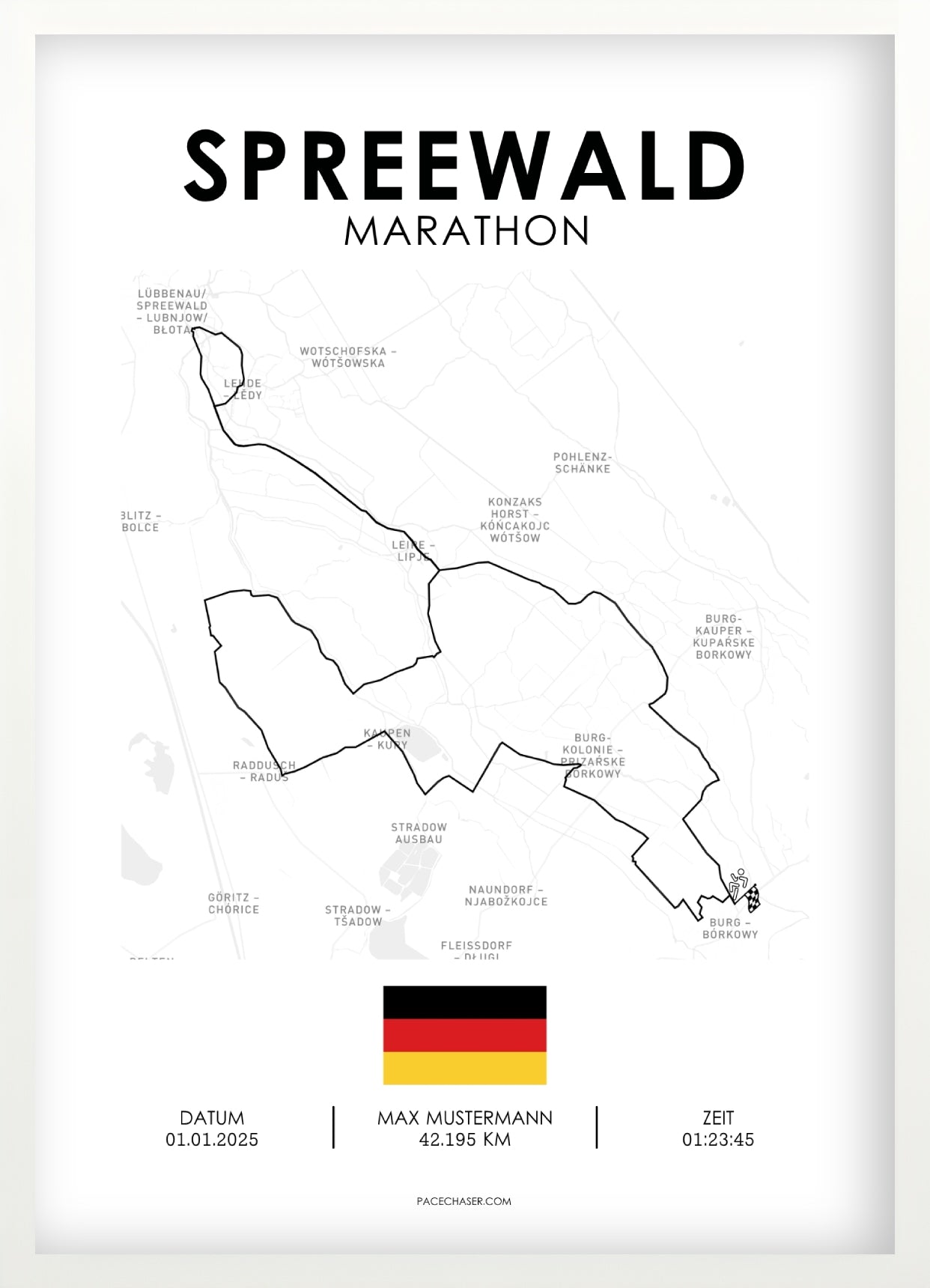 Marathon Spreewald Poster