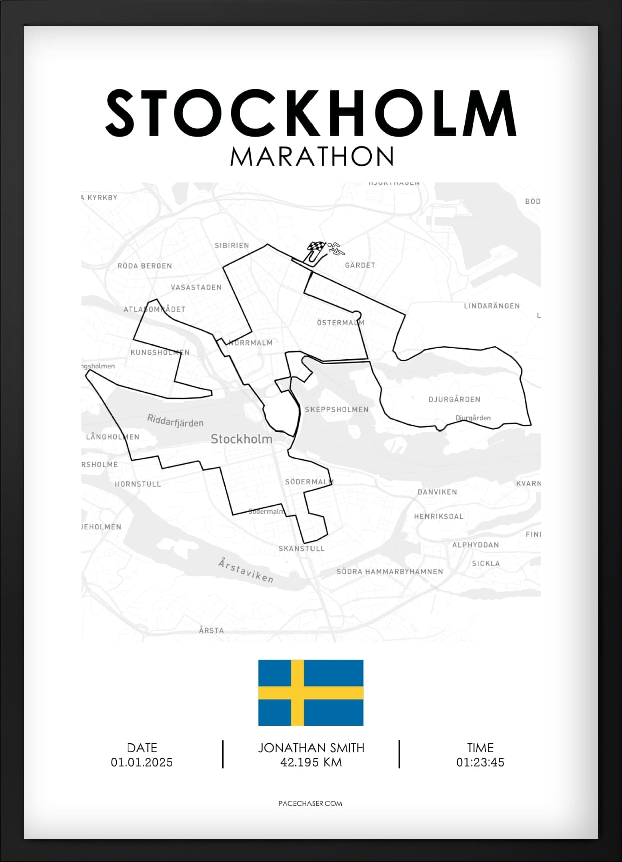 Marathon Stockholm Poster - ab 2026