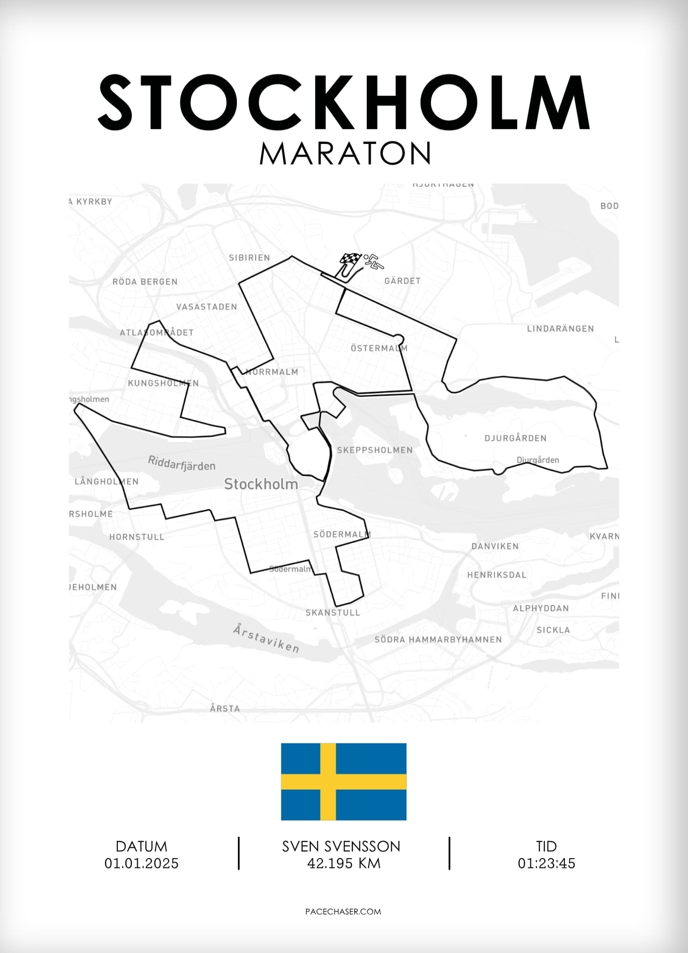 Marathon Stockholm Poster - ab 2026