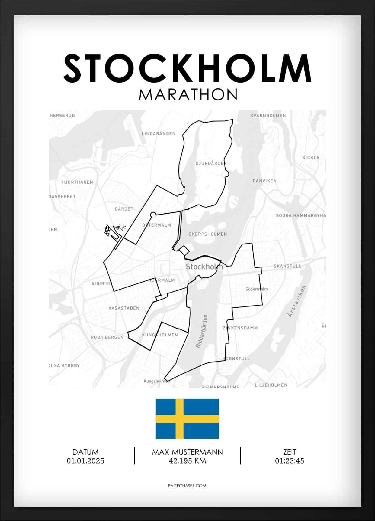Marathon Stockholm Poster