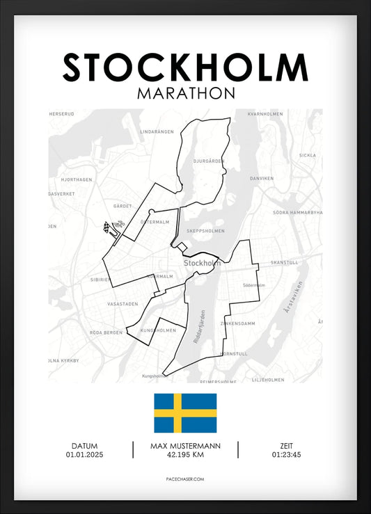 Marathon Stockholm Poster
