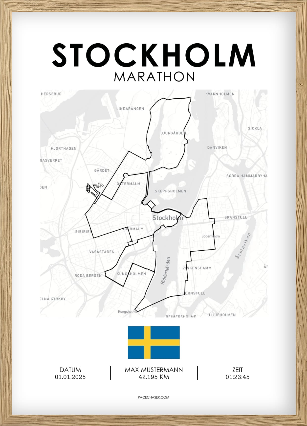 Marathon Stockholm Poster