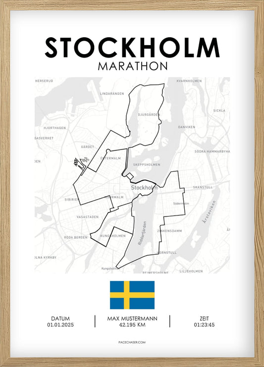 Marathon Stockholm Poster