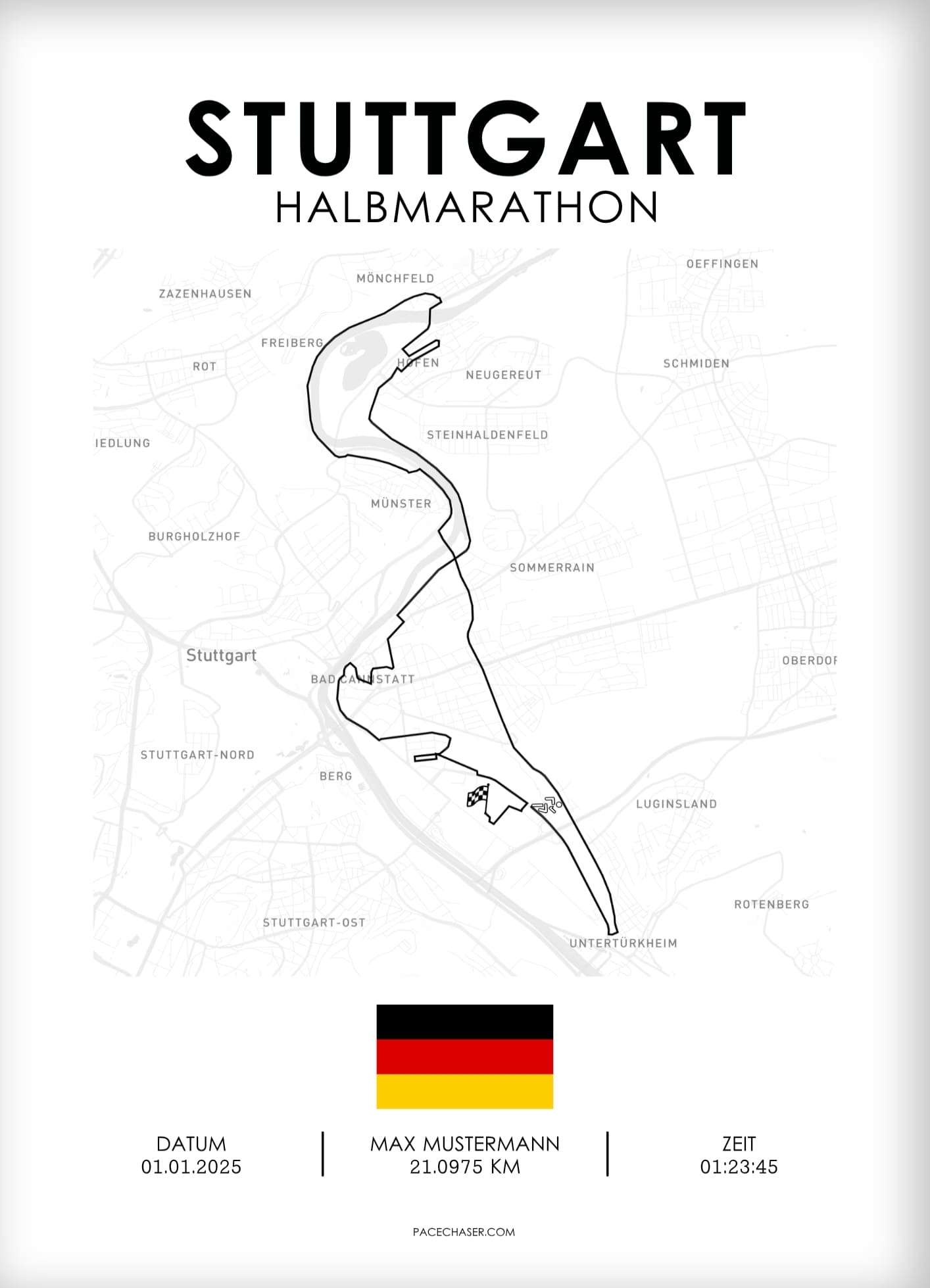 Stuttgart Half Marathon Poster