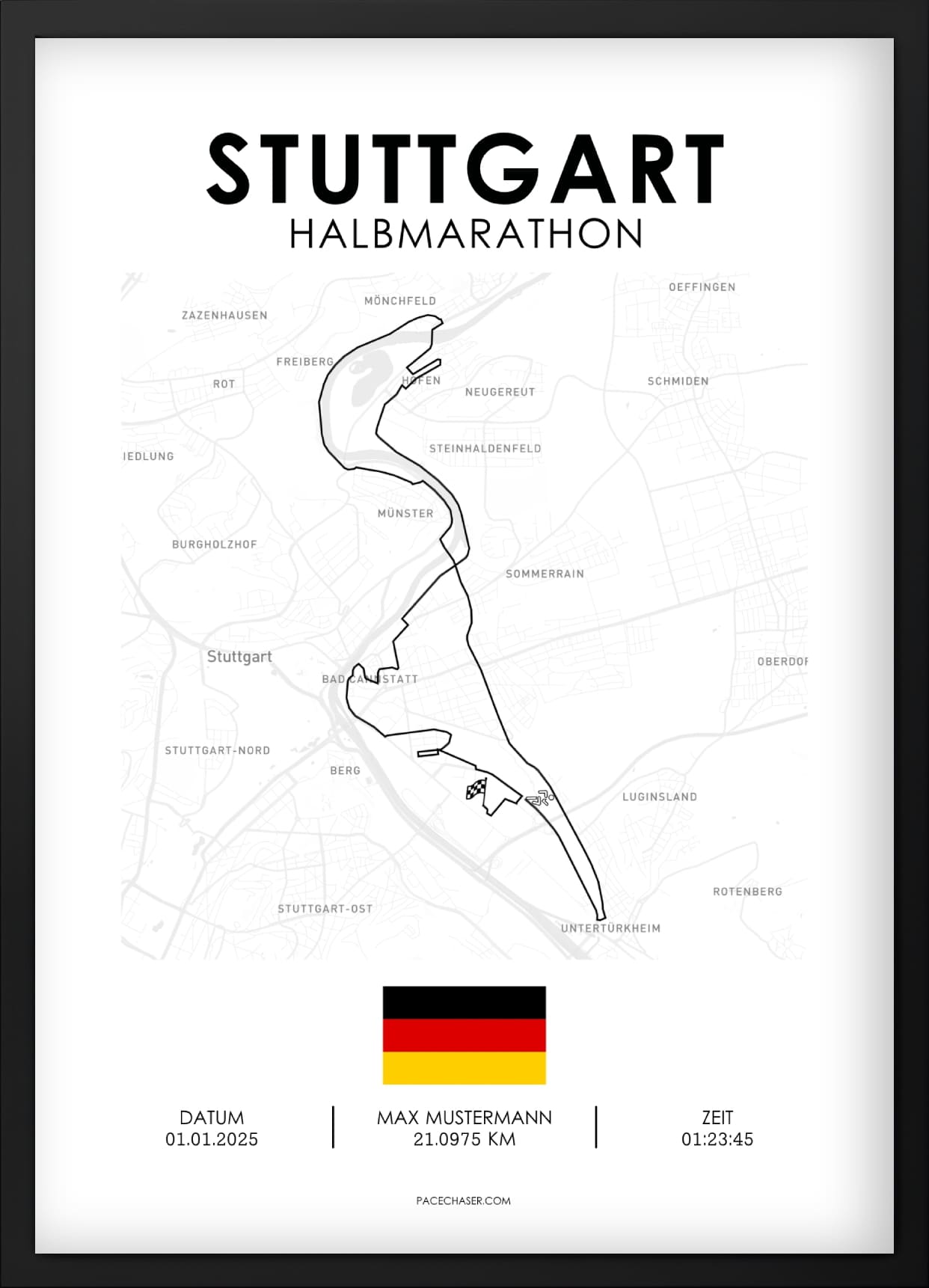 Stuttgart Half Marathon Poster