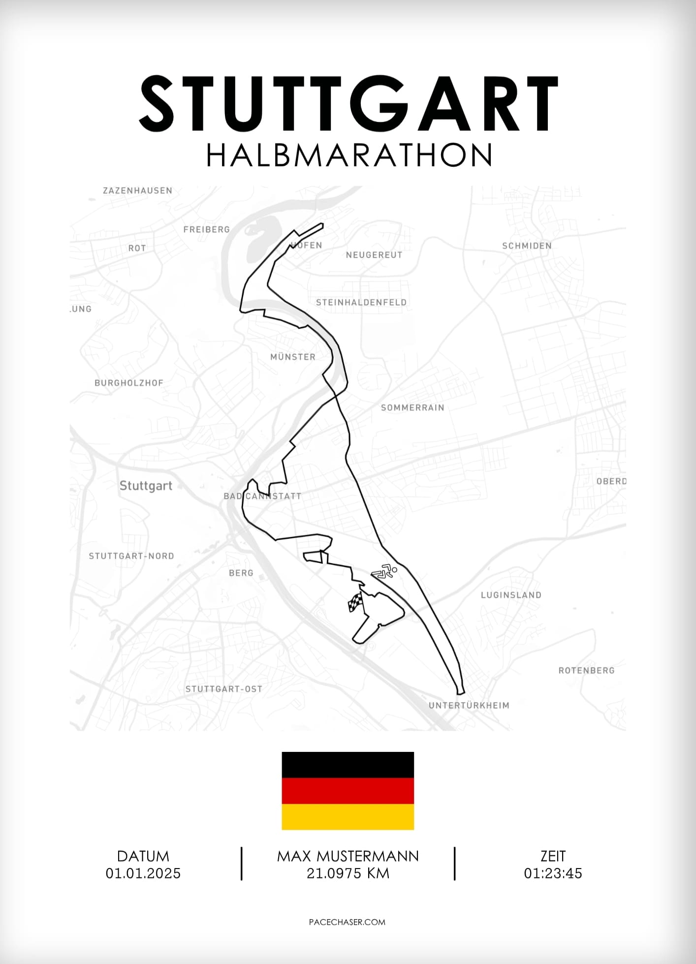Stuttgart Half Marathon Poster