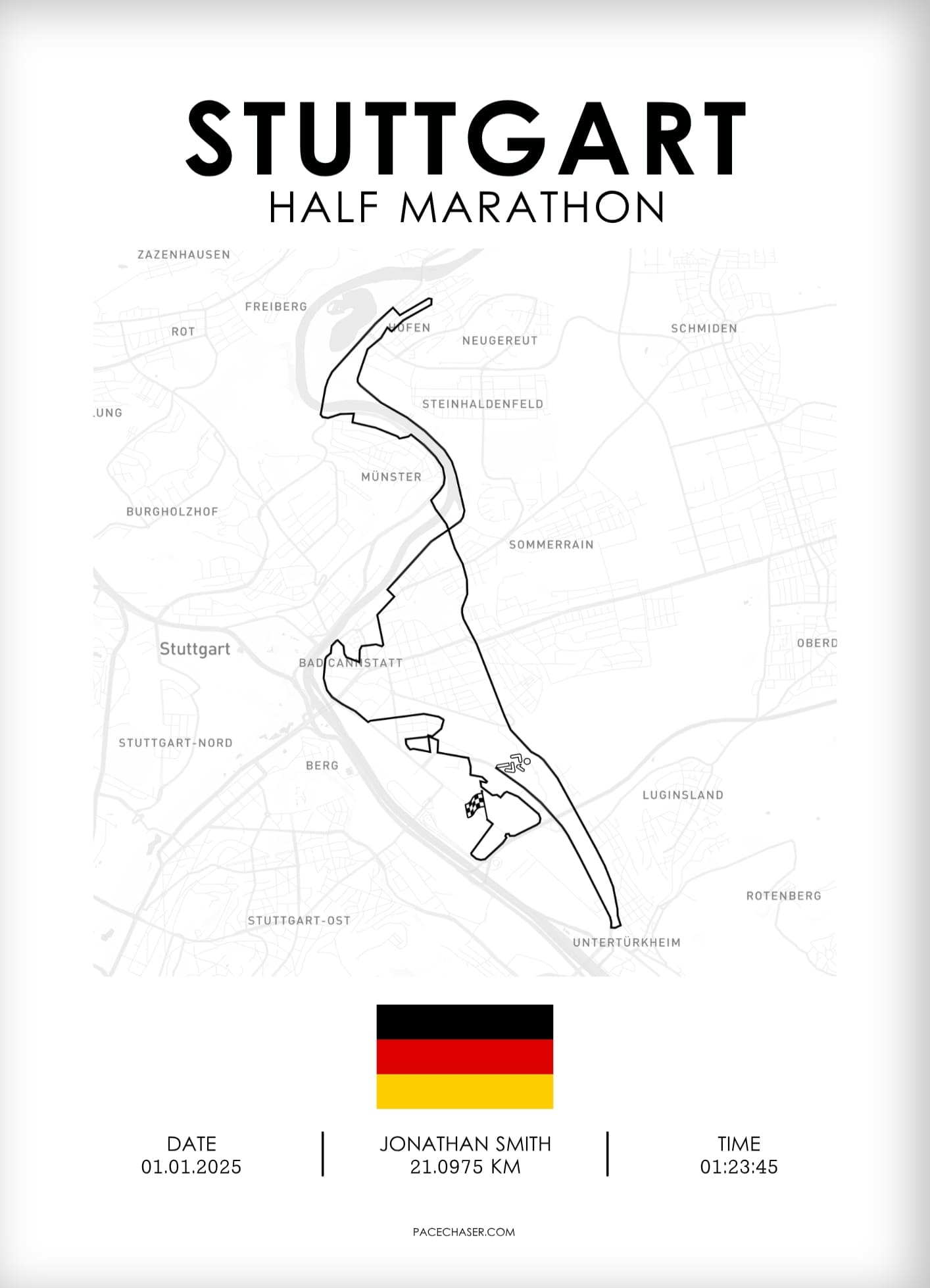 Stuttgart Half Marathon Poster