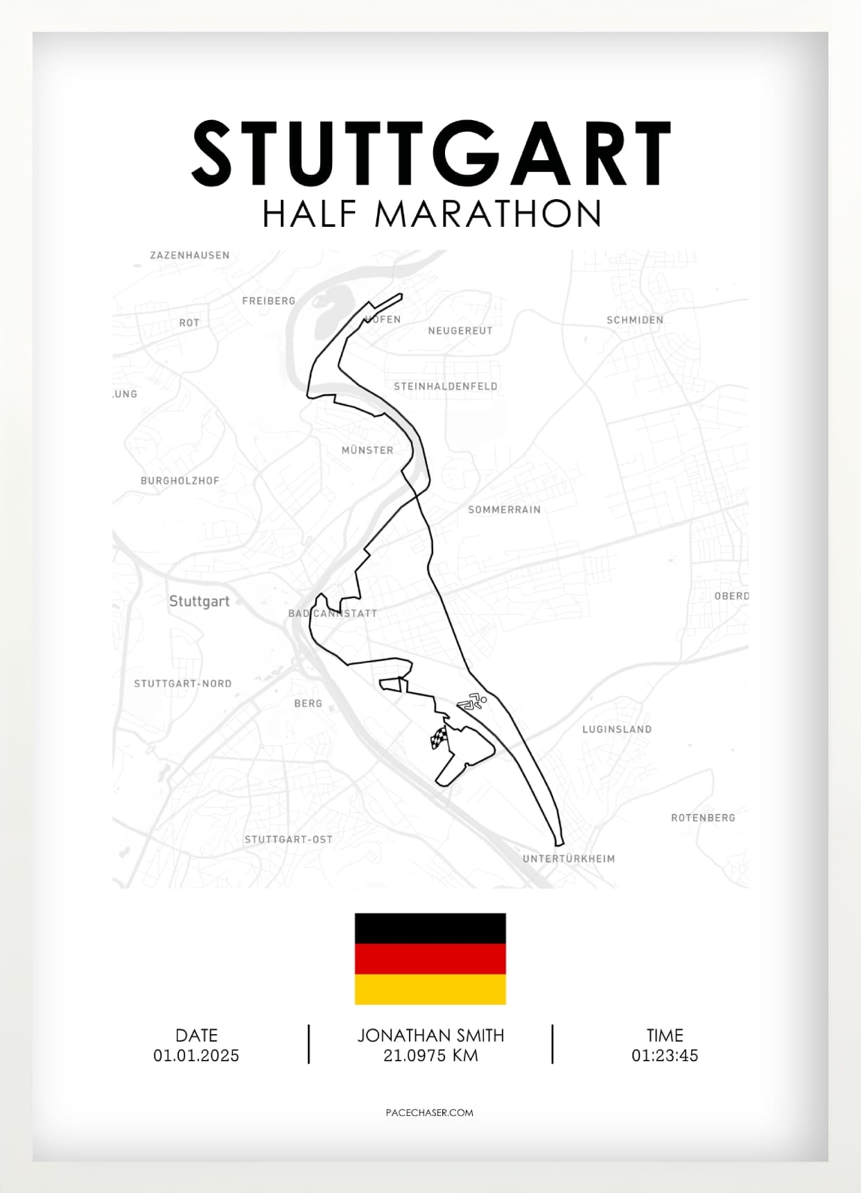 Stuttgart Half Marathon Poster