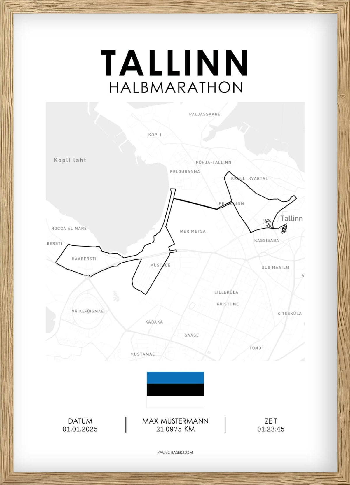 Halbmarathon Tallinn Poster