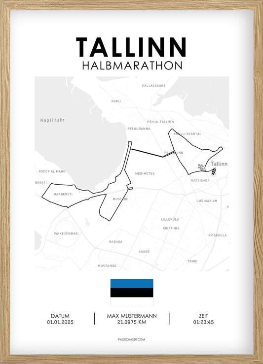 Halbmarathon Tallinn Poster