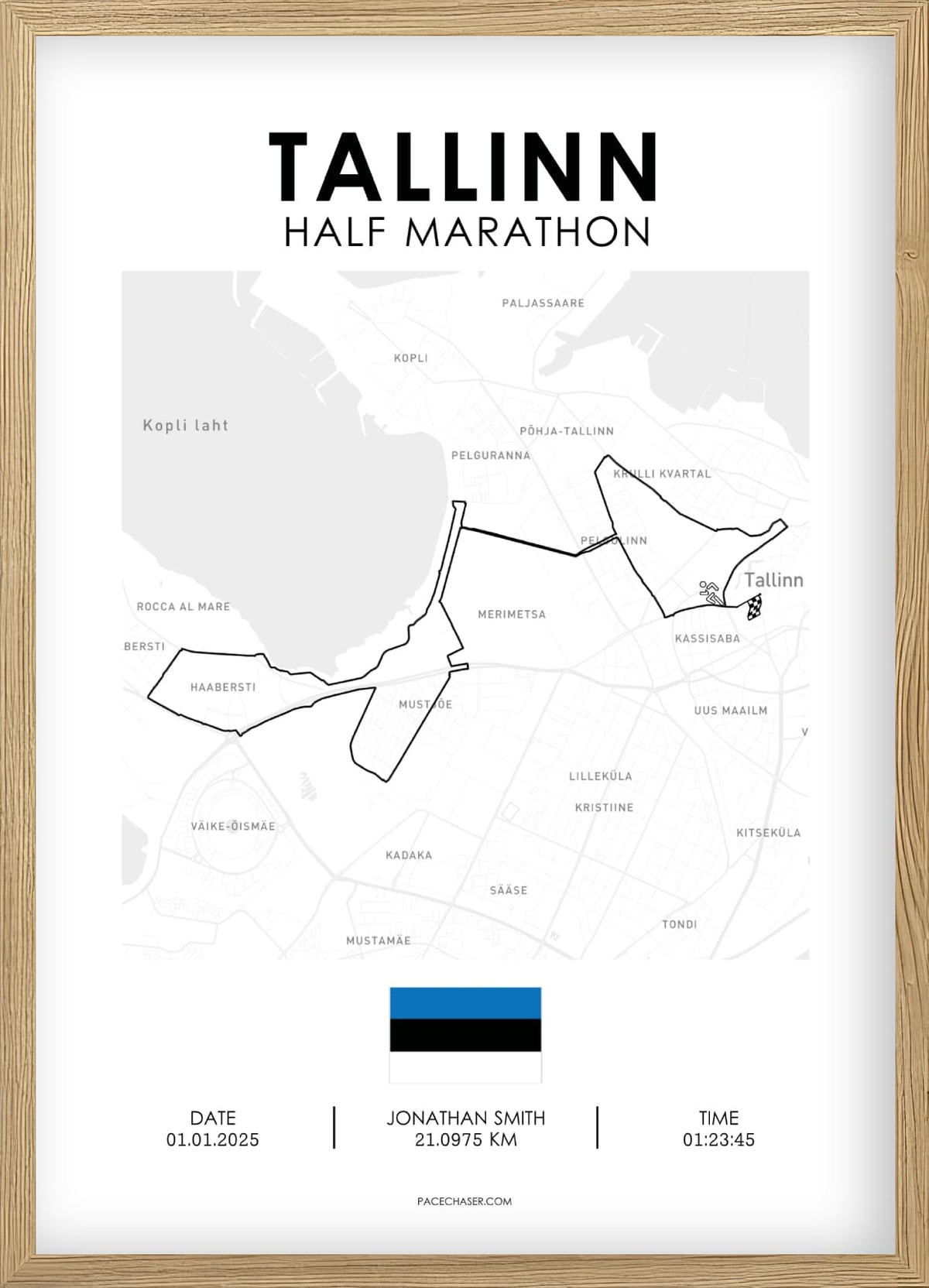 Halbmarathon Tallinn Poster