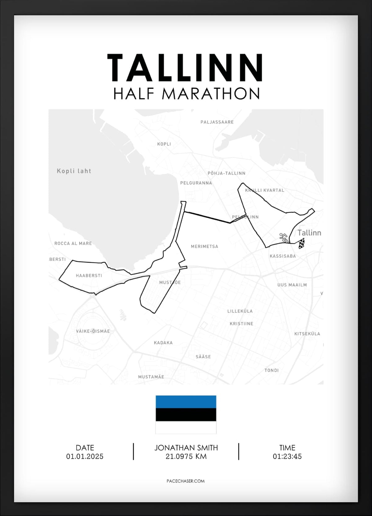Halbmarathon Tallinn Poster