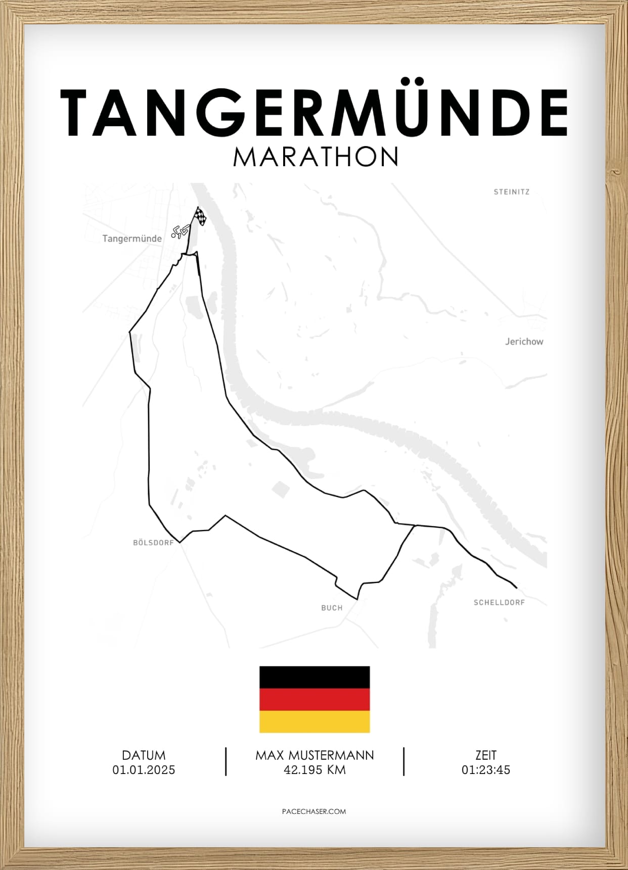 Marathon Tangermünde Poster