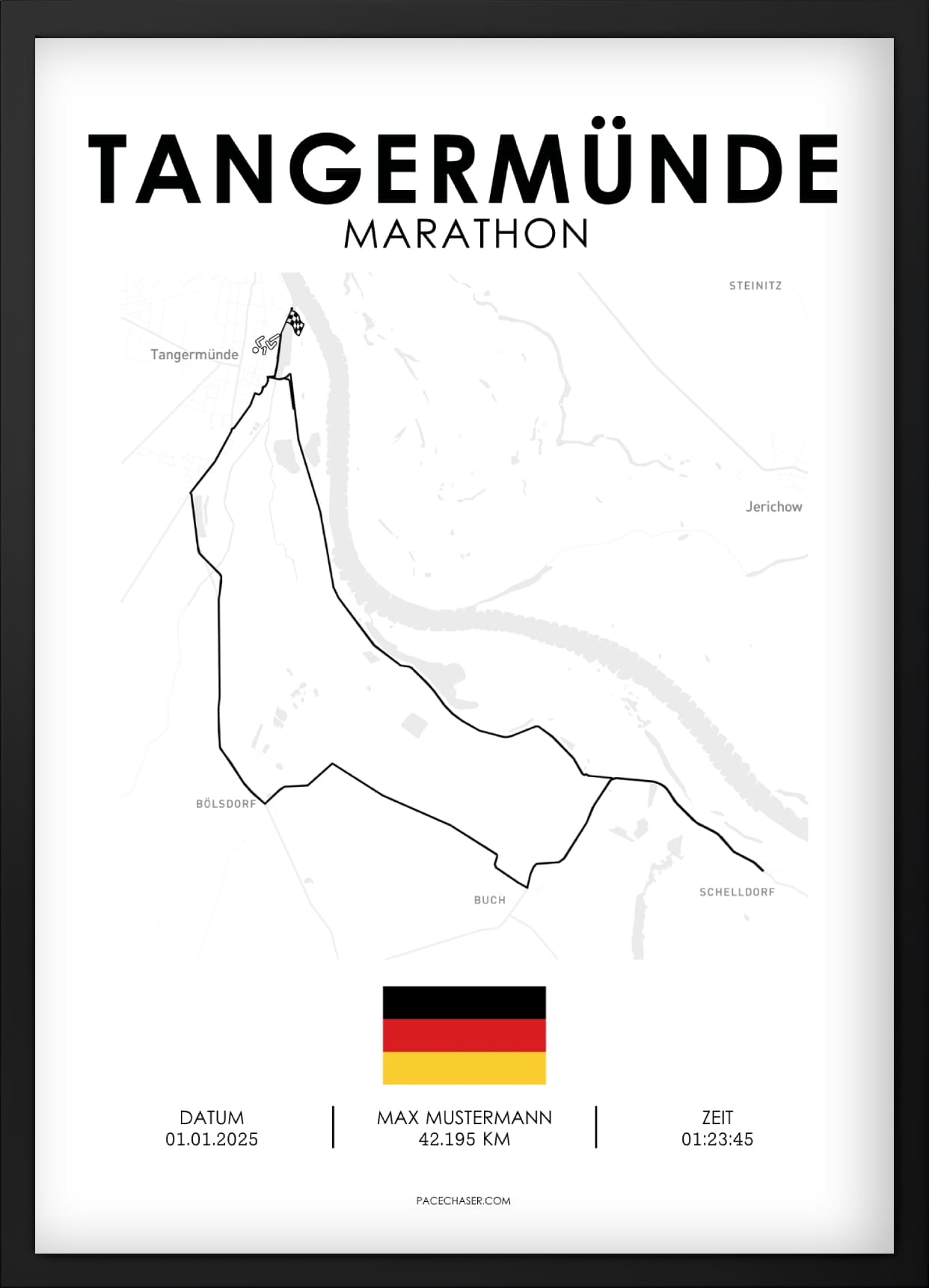 Marathon Tangermünde Poster