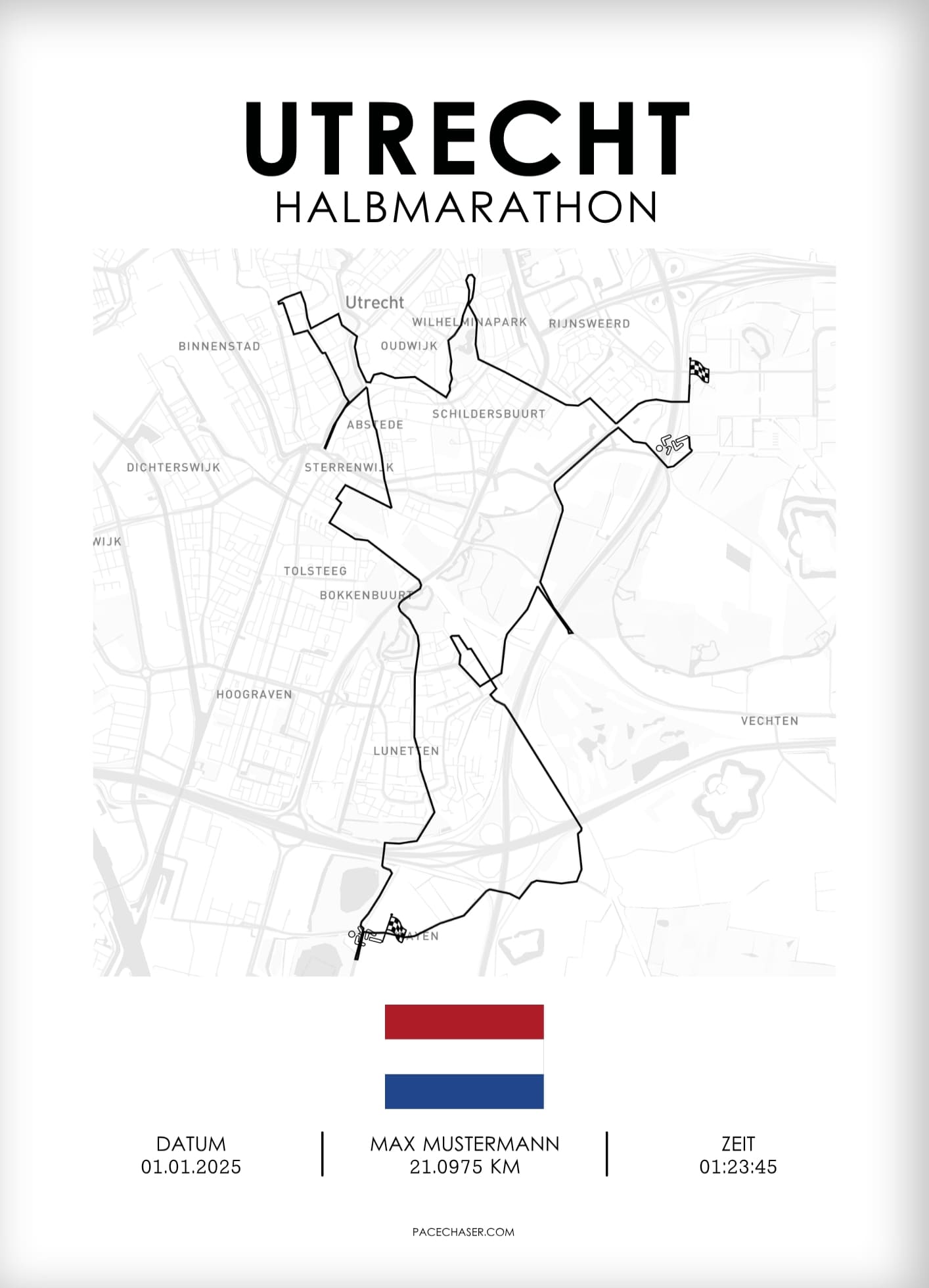 Utrecht Half Marathon Poster