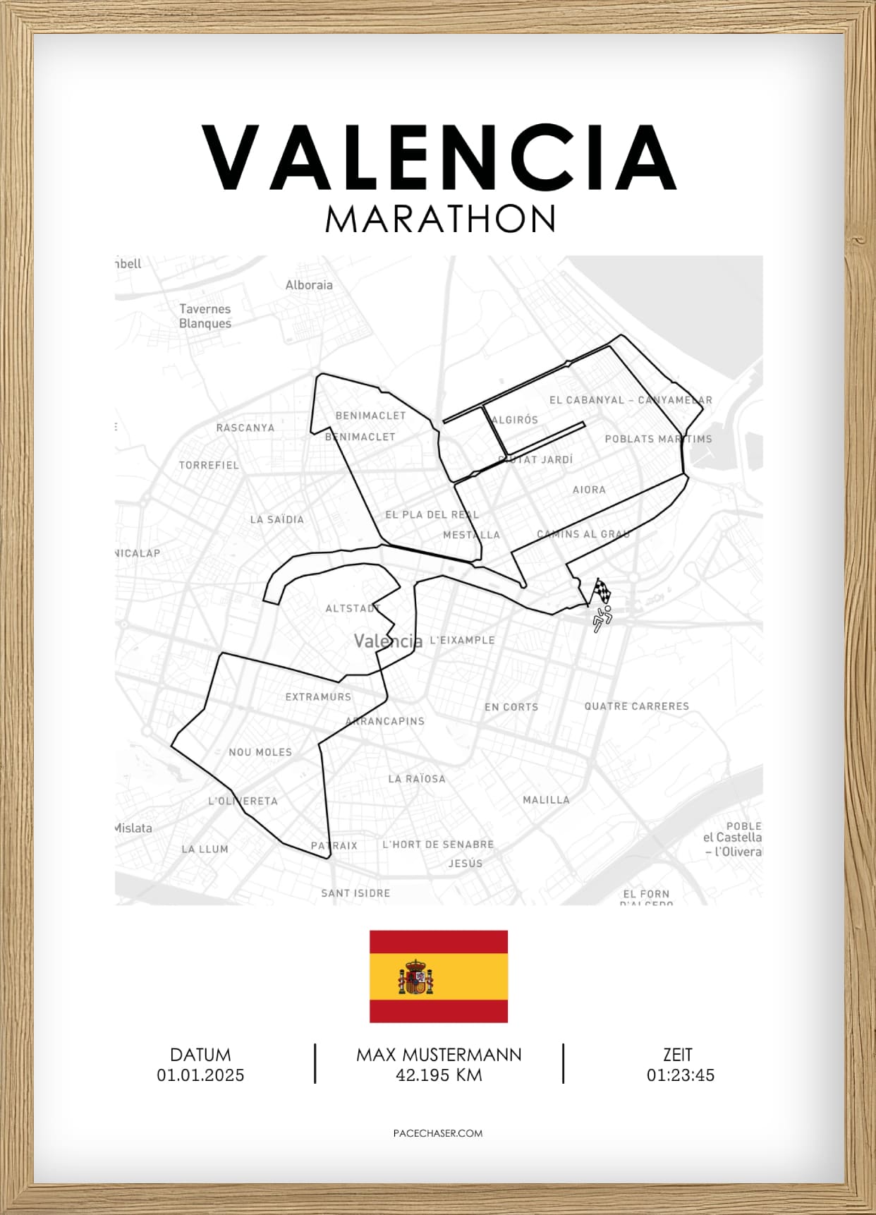 Marathon Valencia Poster (2025)