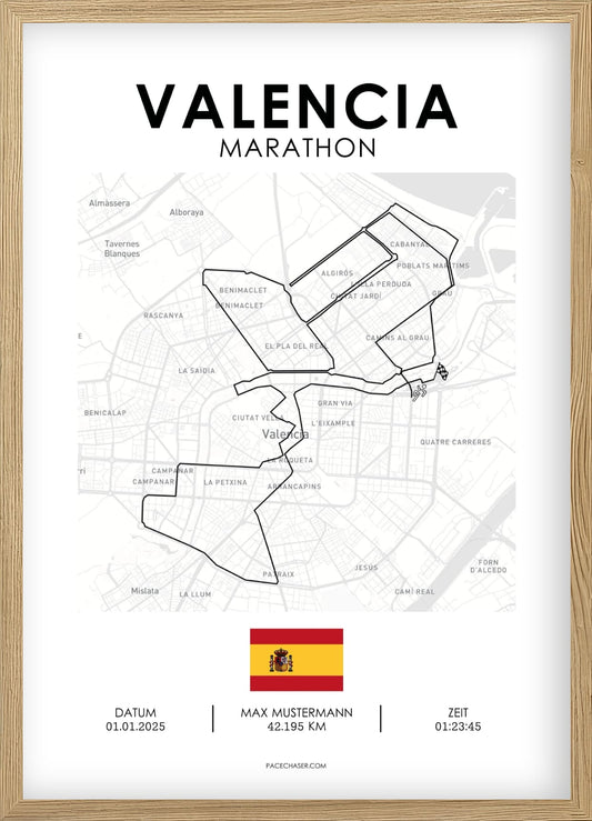 Marathon Valencia Poster (2024)