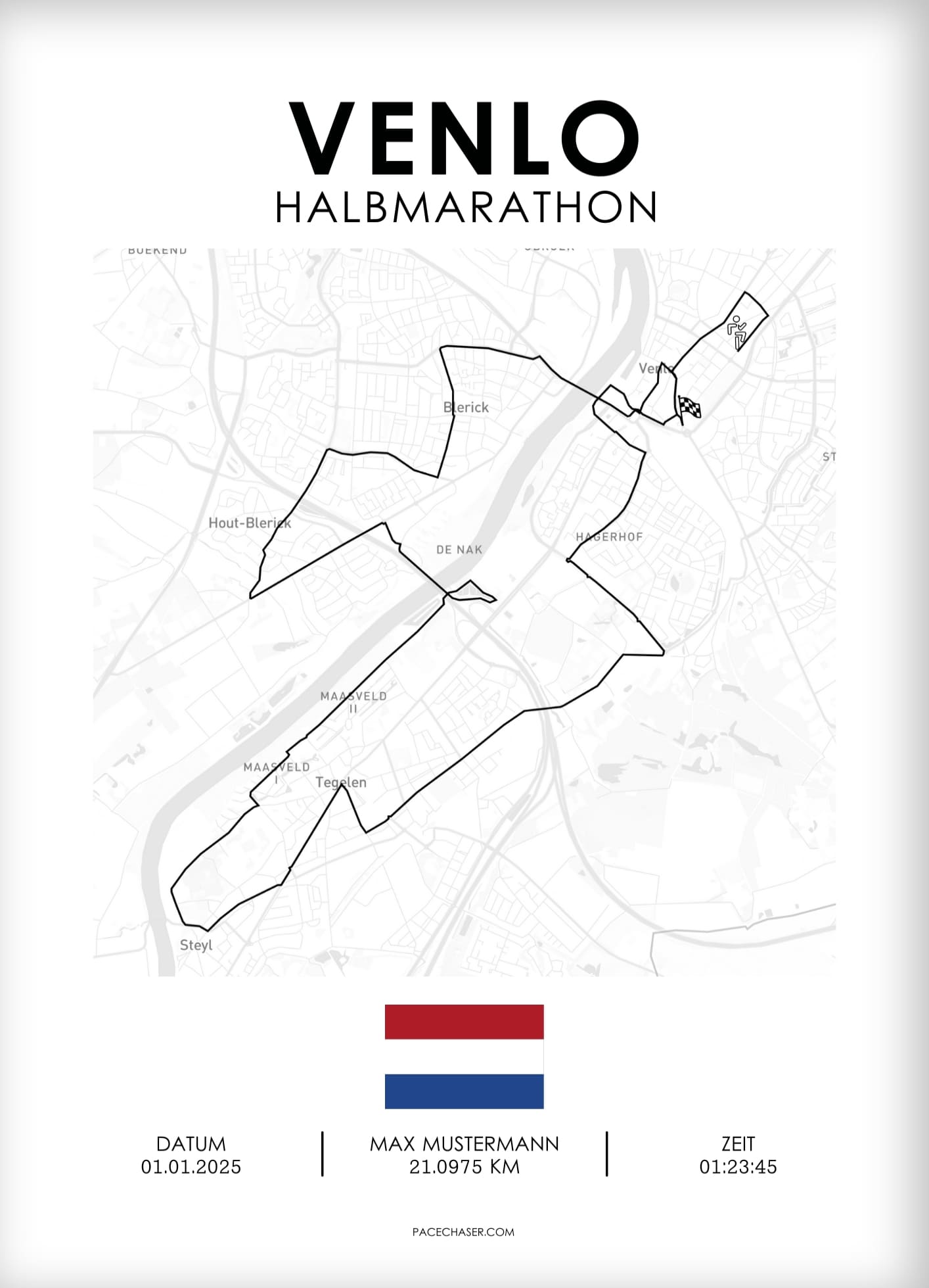 Halbmarathon Venlo Poster