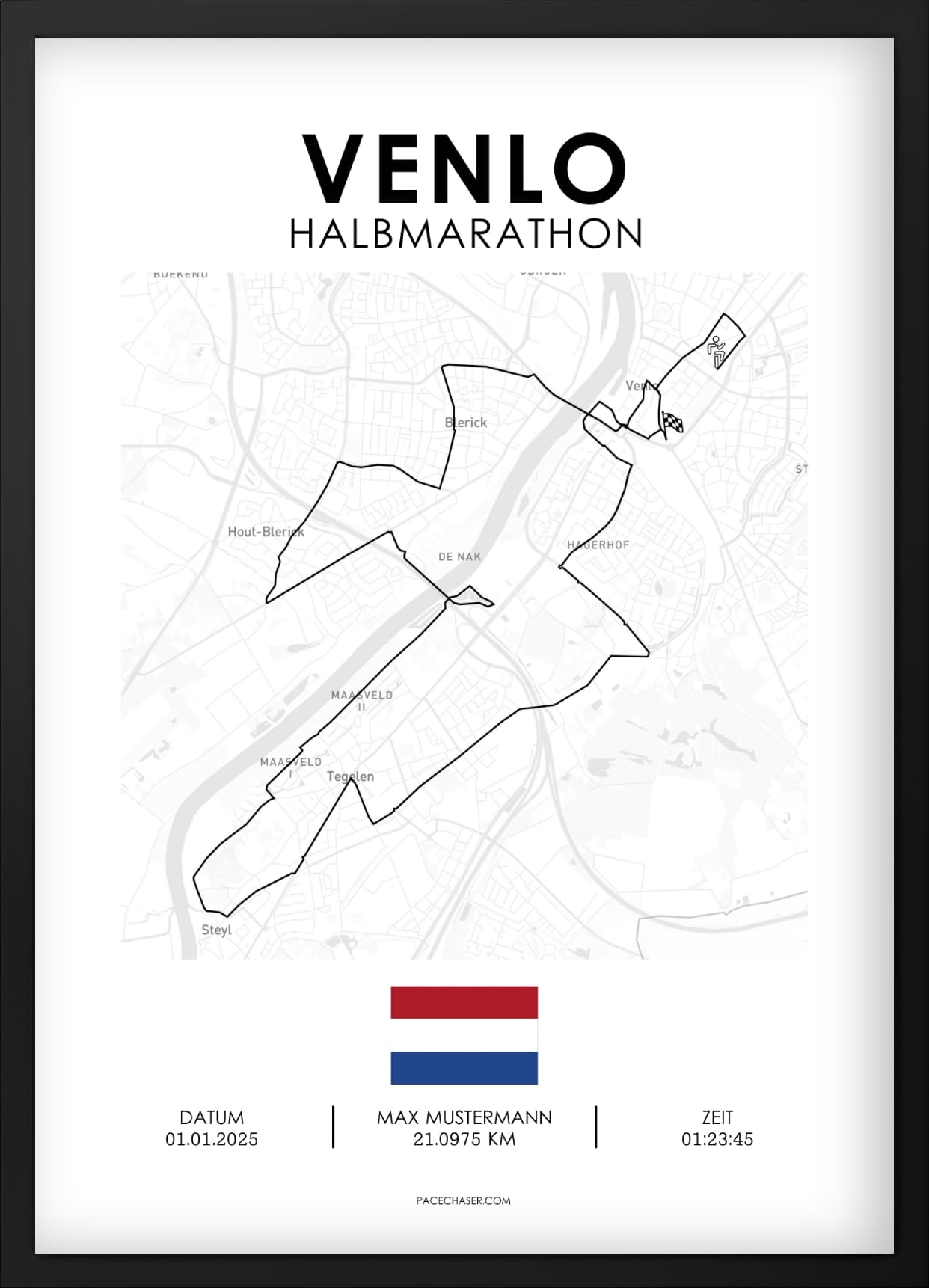 Halbmarathon Venlo Poster