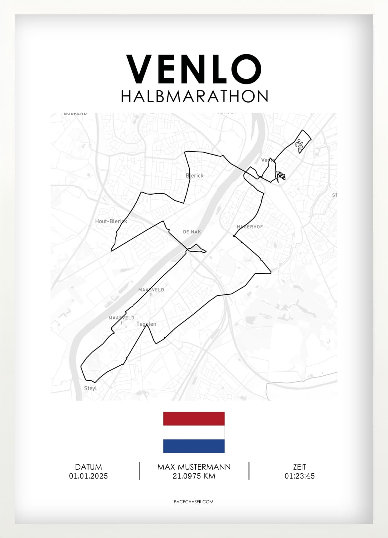 Halbmarathon Venlo Poster