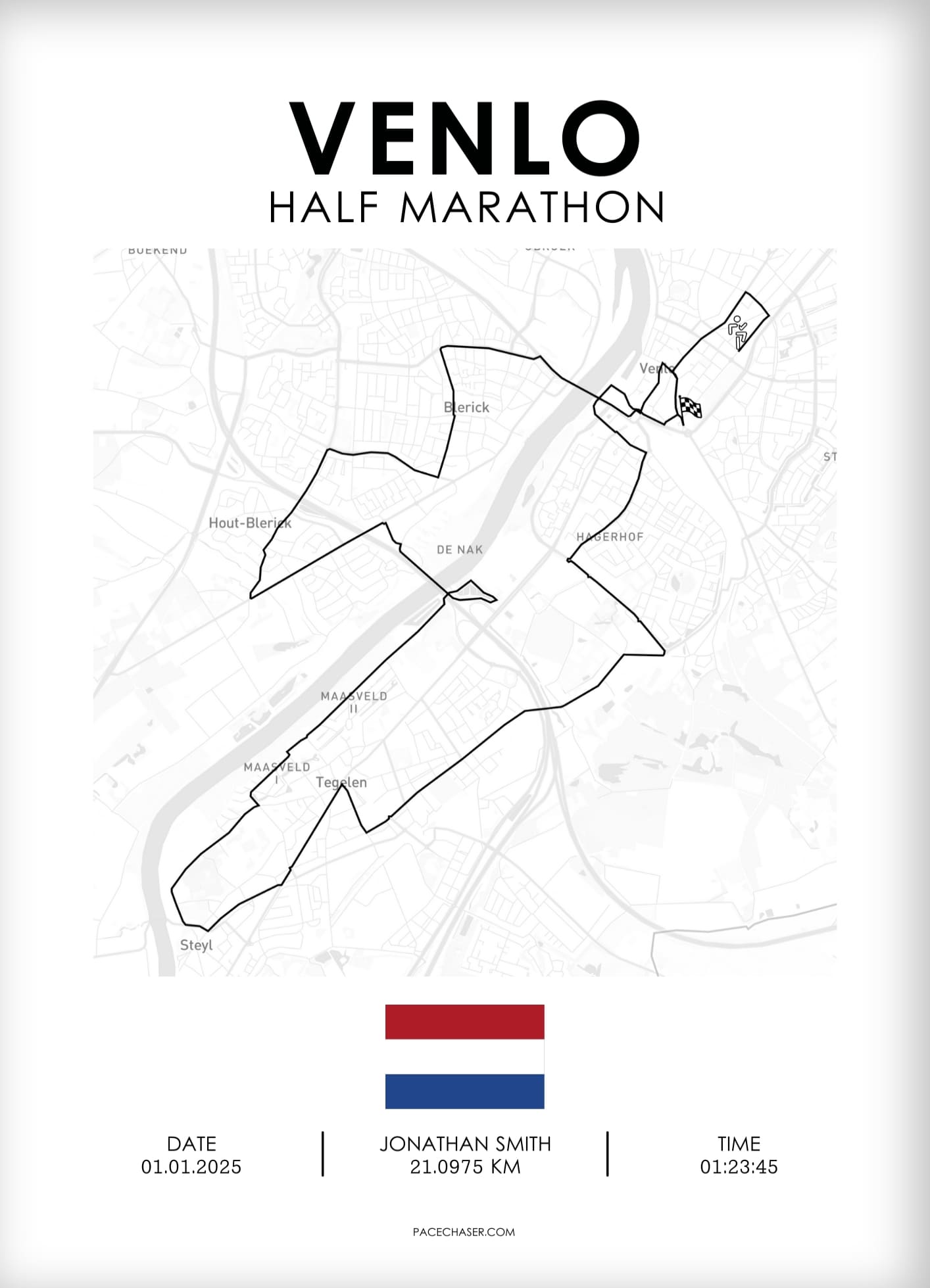 Halbmarathon Venlo Poster