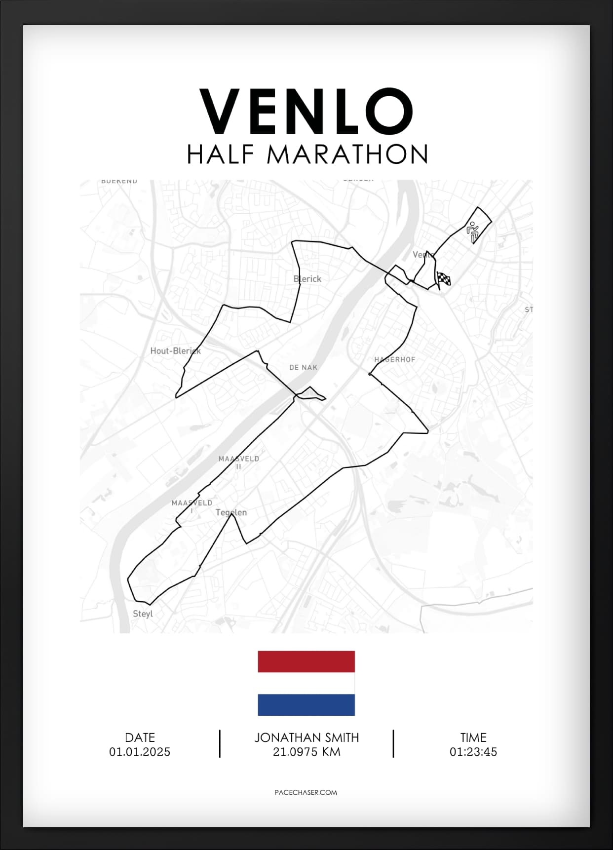 Halbmarathon Venlo Poster